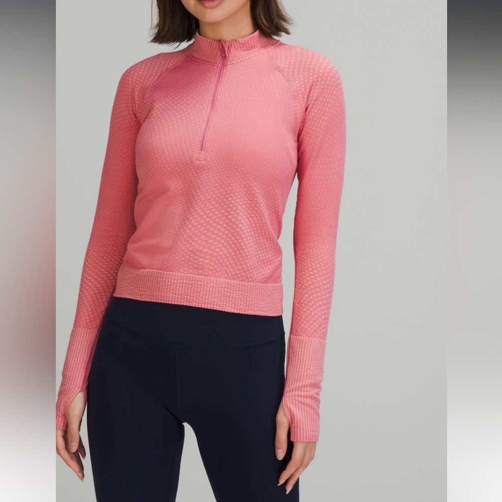 Lululemon Rest Less Cropped 1/2 zip